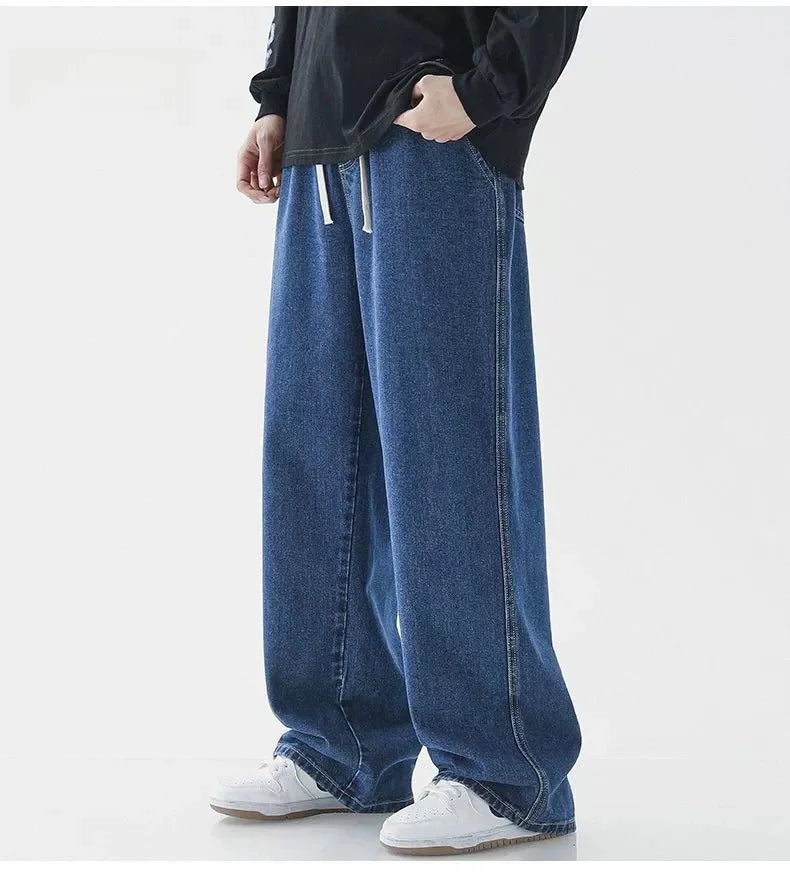 Calça Larga e Reta