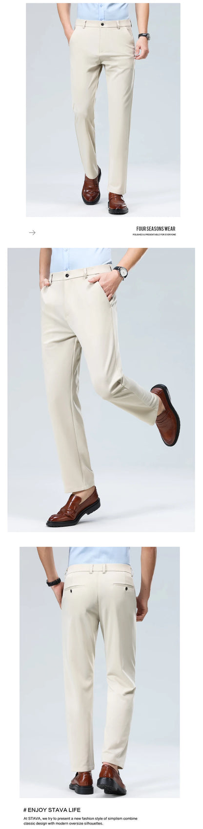Calça Reta Alfaiataria (Verão)