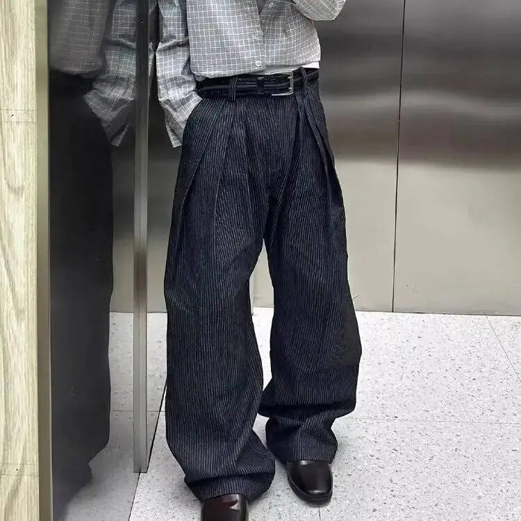 Calça Oversized com Pregas