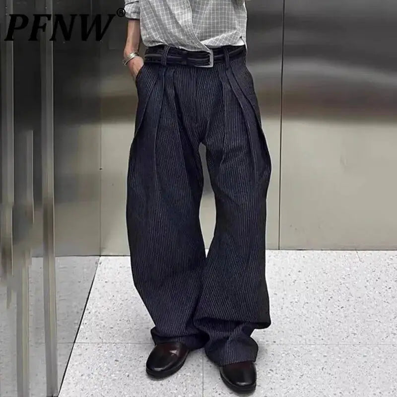 Calça Oversized com Pregas