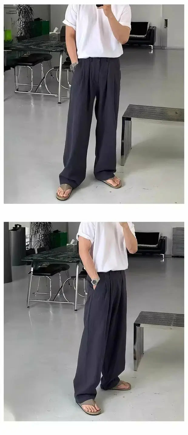 Calça de Algodão e Linho