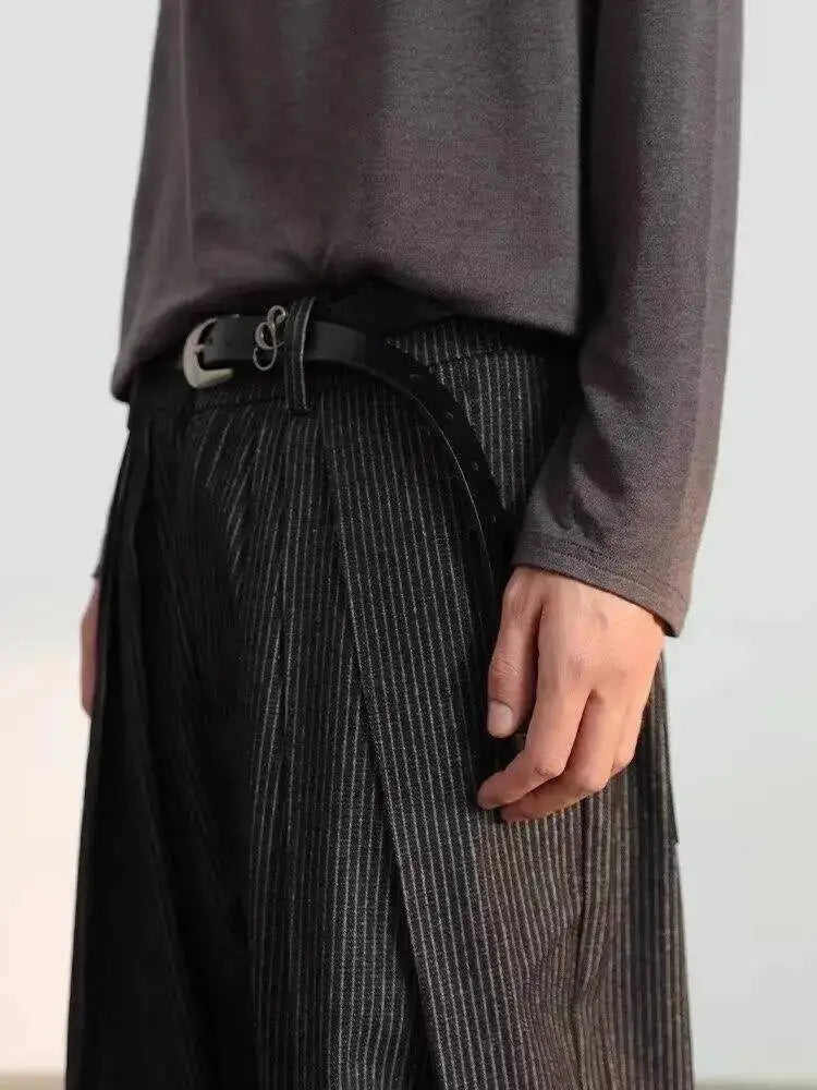 Calça Oversized com Pregas