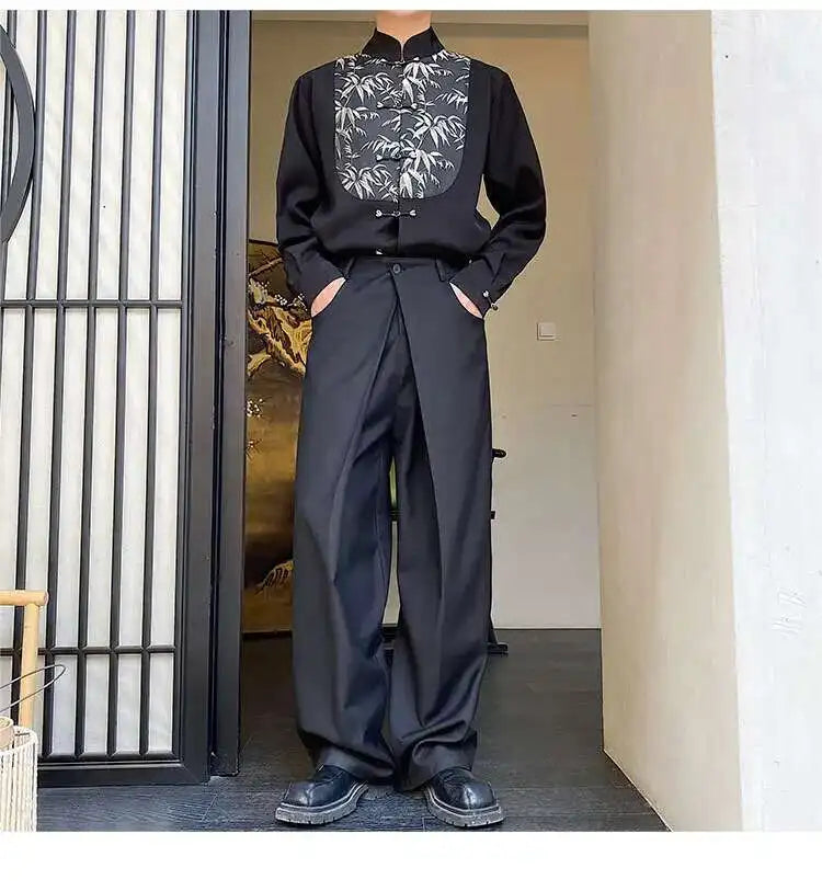 Calça Baggy Plissada