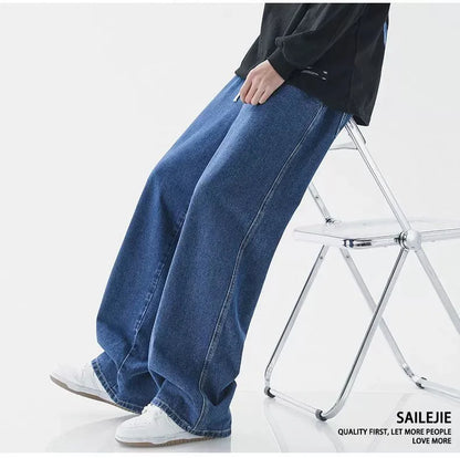 Calça Larga e Reta