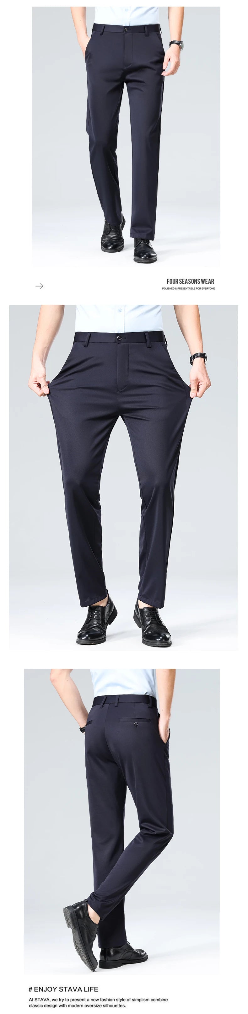 Calça Reta Alfaiataria (Verão)