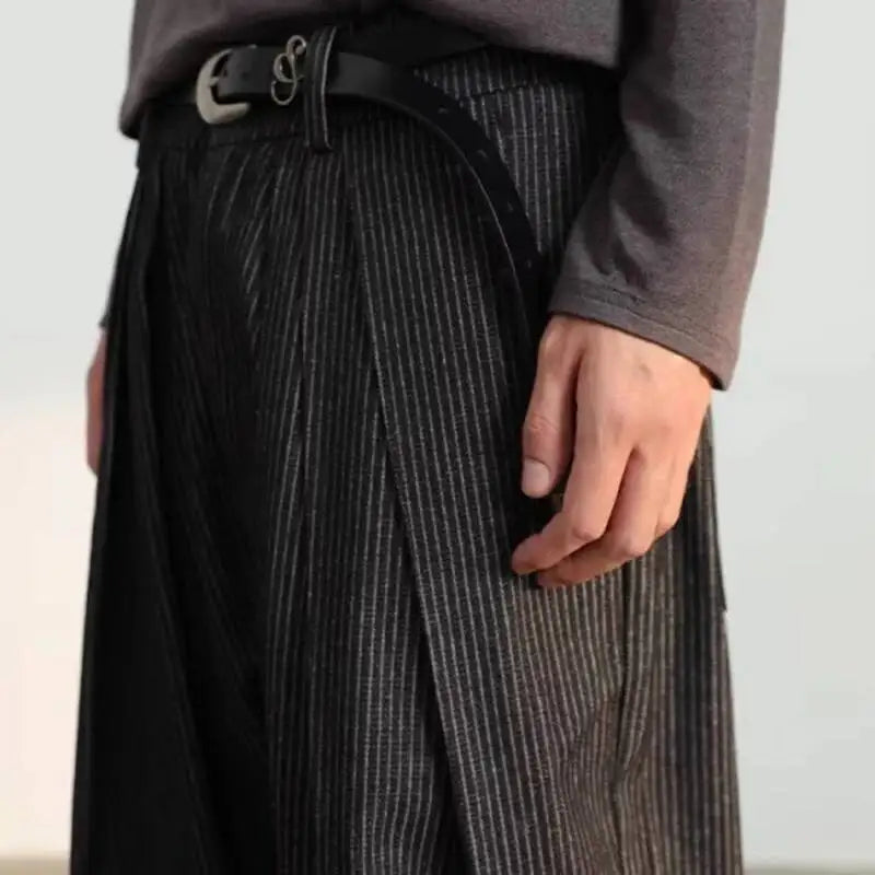 Calça Oversized com Pregas