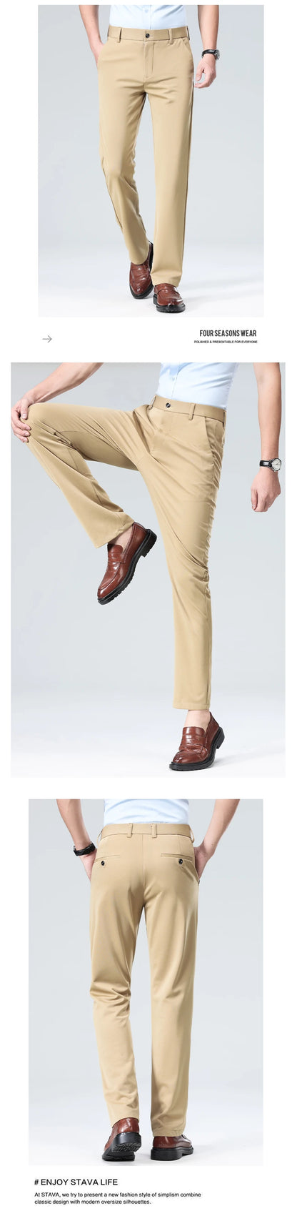Calça Reta Alfaiataria (Verão)