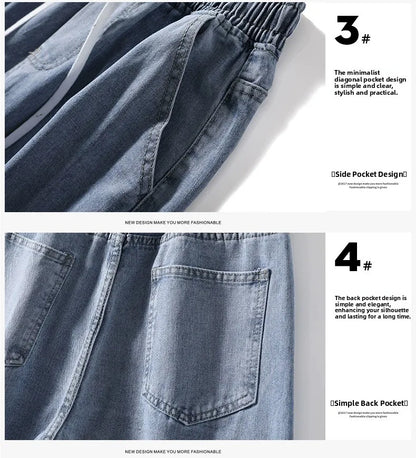 Calça Larga e Reta