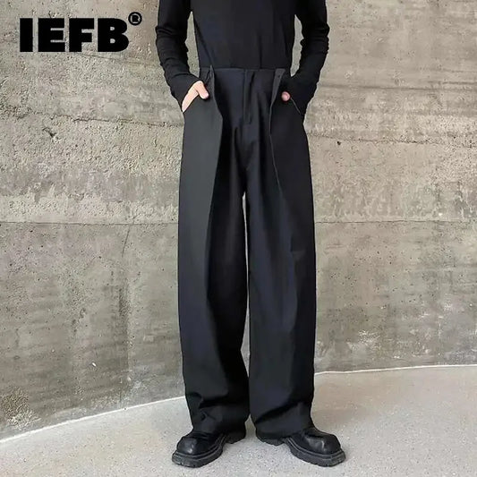 Calça Baggy Plissada