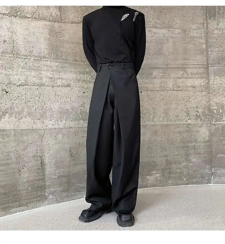 Calça Baggy Plissada