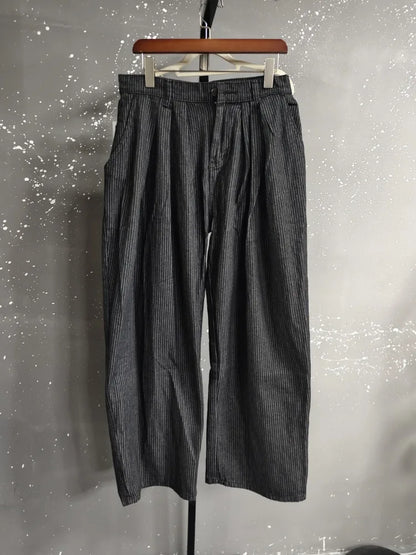 Calça Oversized com Pregas