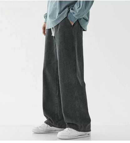Calça Larga e Reta