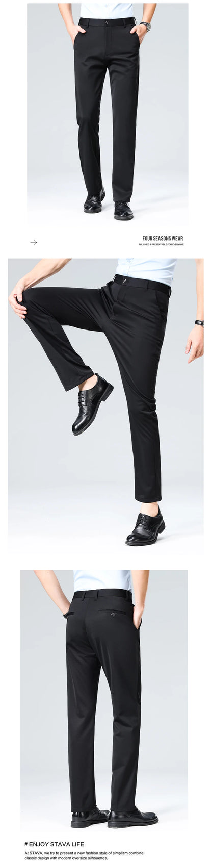 Calça Reta Alfaiataria (Verão)