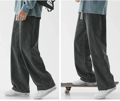 Calça Larga e Reta