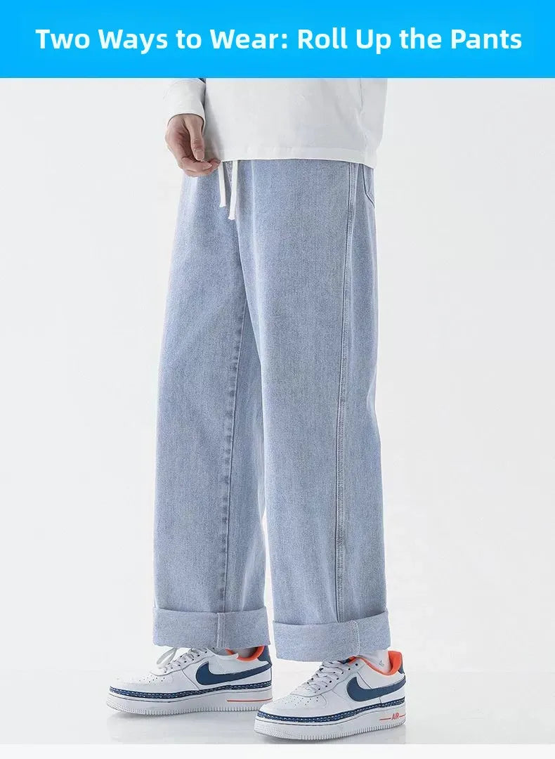 Calça Larga e Reta
