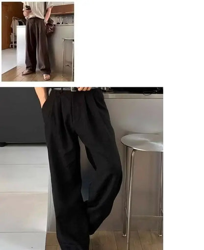 Calça de Algodão e Linho