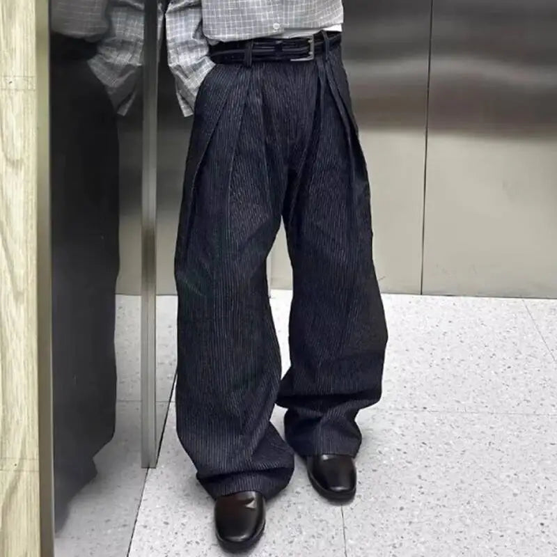 Calça Oversized com Pregas