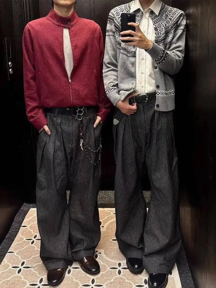 Calça Oversized com Pregas