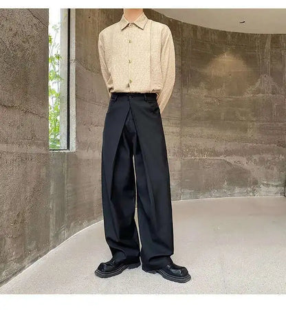 Calça Baggy Plissada