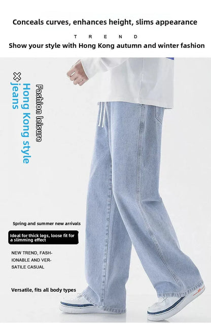 Calça Larga e Reta