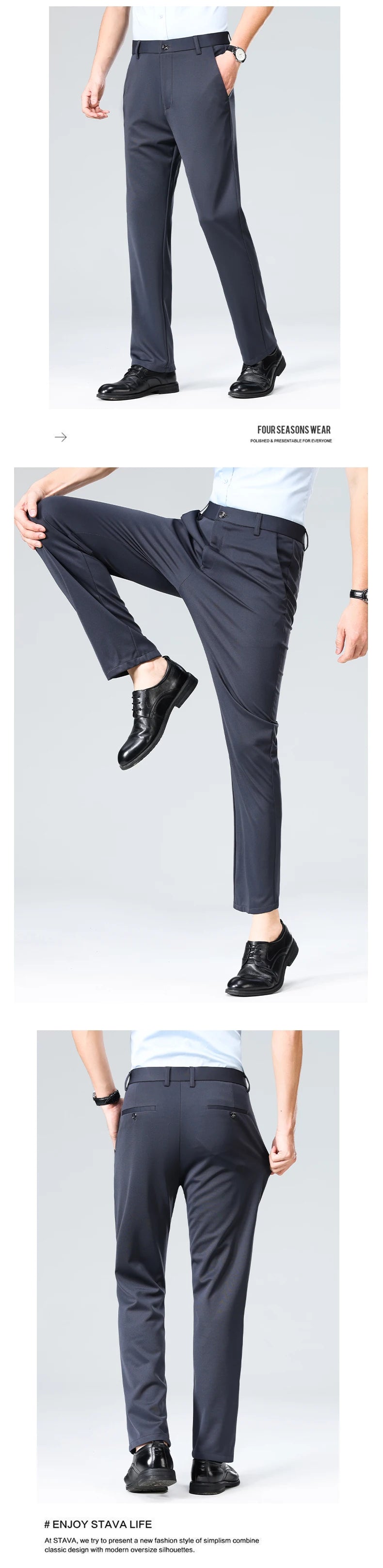 Calça Reta Alfaiataria (Verão)