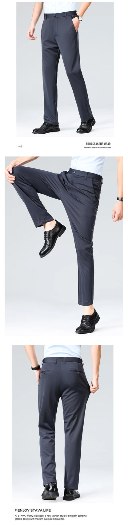 Calça Reta Alfaiataria (Verão)