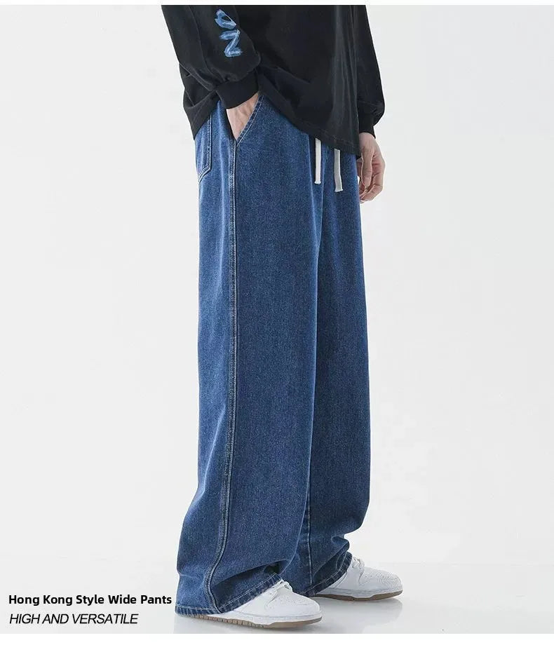 Calça Larga e Reta