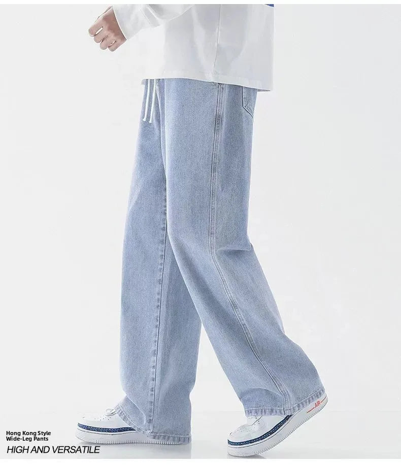 Calça Larga e Reta