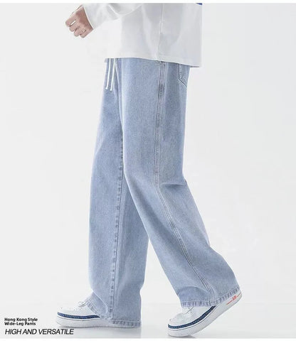 Calça Larga e Reta