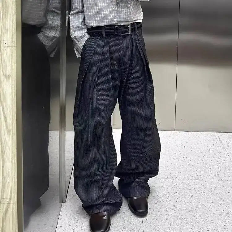 Calça Oversized com Pregas