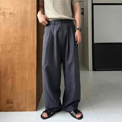 Calça de Algodão e Linho