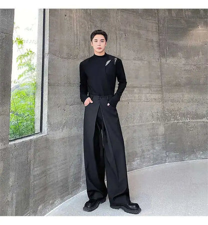 Calça Baggy Plissada