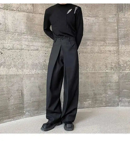 Calça Baggy Plissada